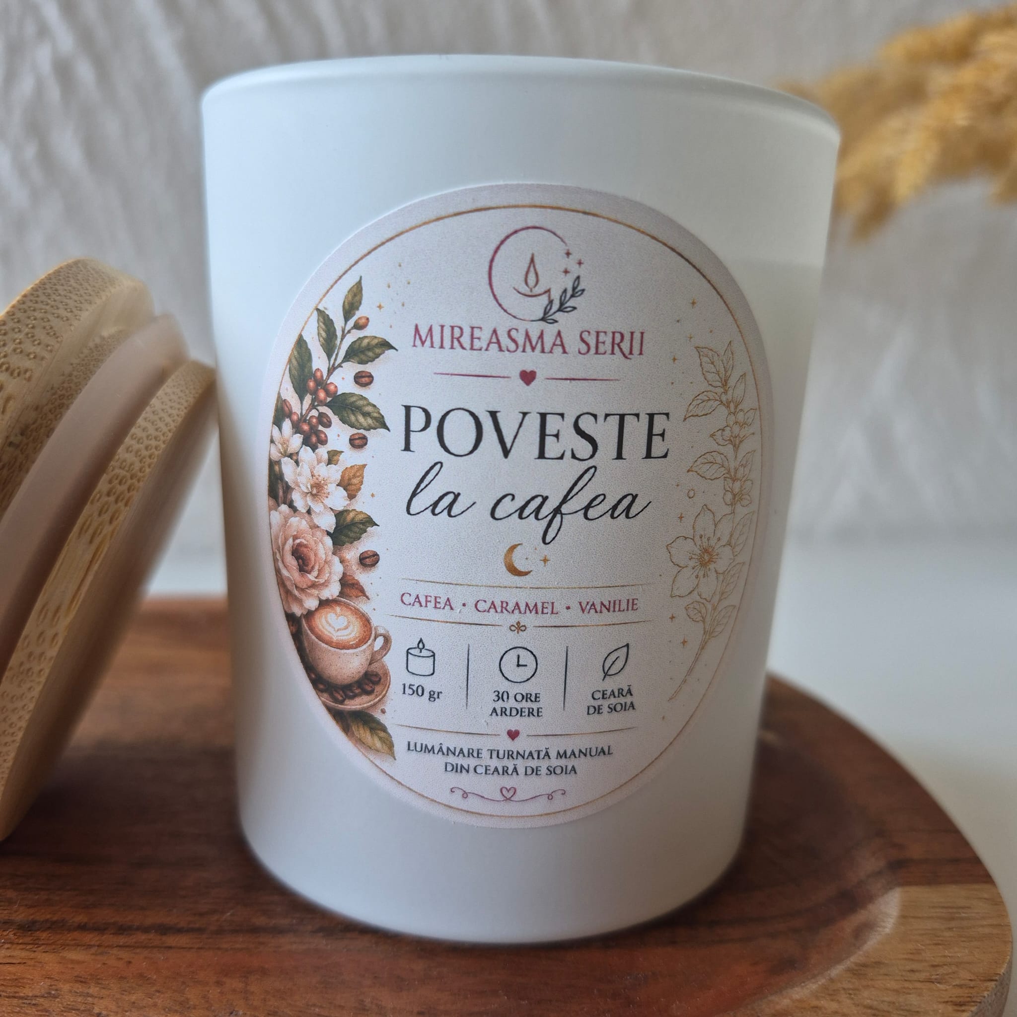 lumanare parfumata poveste la cafea cafea caramel vanilie lumanare parfumata poveste la cafea cafea caramel vanilie