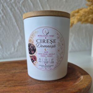 lumanare parfumata cireses domnesti cirese negre migdala amara 